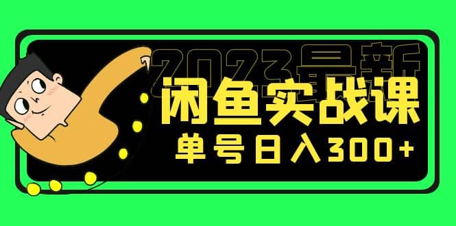 花599买的闲鱼项目:2023最新闲鱼实战课(7节课)