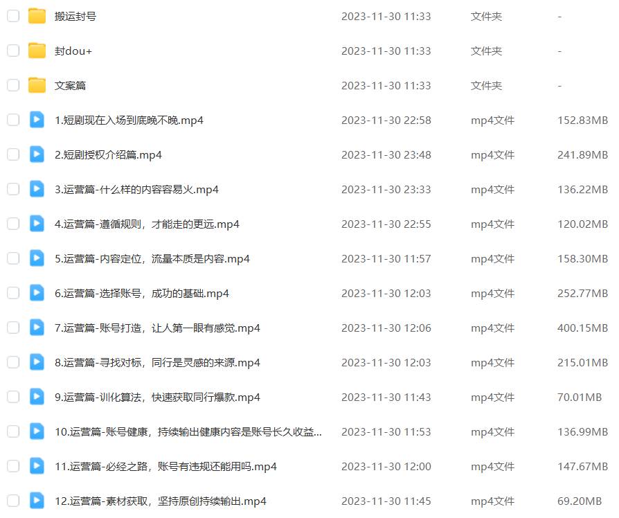 外面收费1980的短剧推广运营,可长期,正规起号,单作品收入5000+