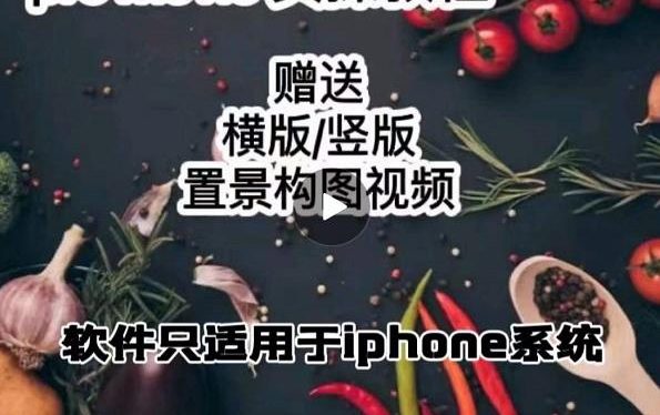 漆十二美食摄影，25​节promovie实操高手课节