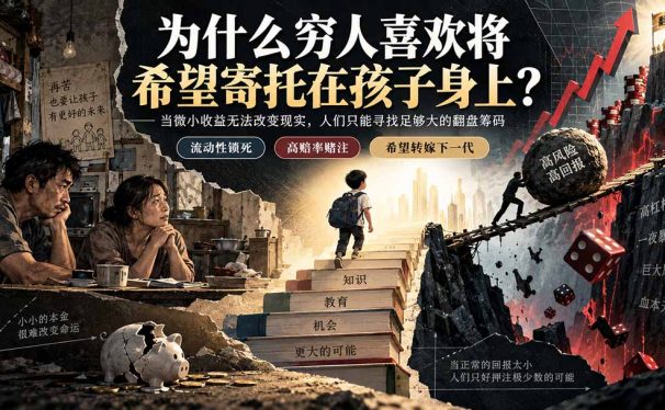 社群精品文章:为什么穷人喜欢将希望寄托在孩子身上?